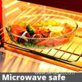 Glass Oval Backing Dish Microwave Safe glass tray